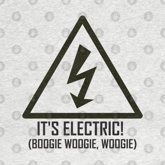 Electric Slide It's Electric Boogie Woogie Woogie Hipster Transparent by HipsterSketch